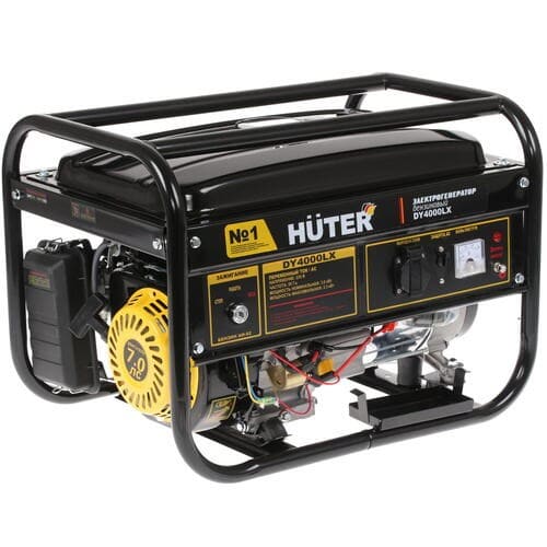 вид модели генератор бензиновый huter dy4000lx