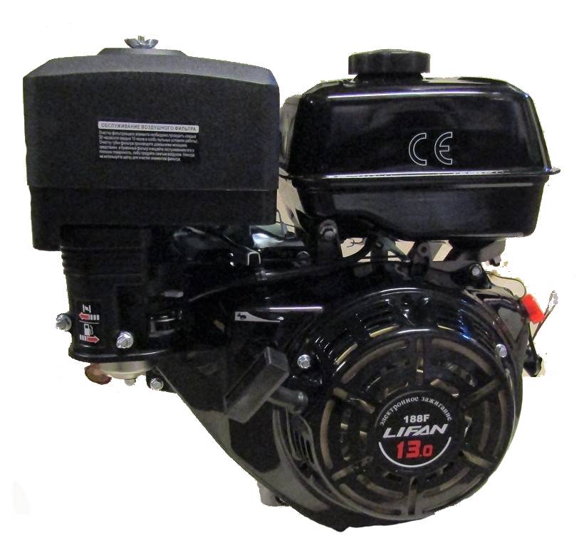 Двигатель бензиновый LIFAN 188F (D вала 25х60 мм) вид модели двигатель бензиновый lifan 188f (d вала 25х60 мм)