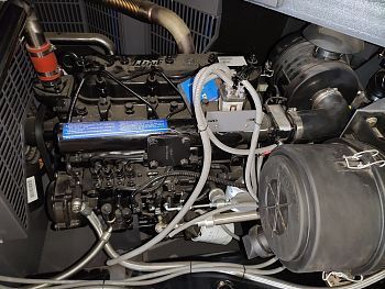 вид модели дизельный передвижной компрессор cross air borey 55-7f