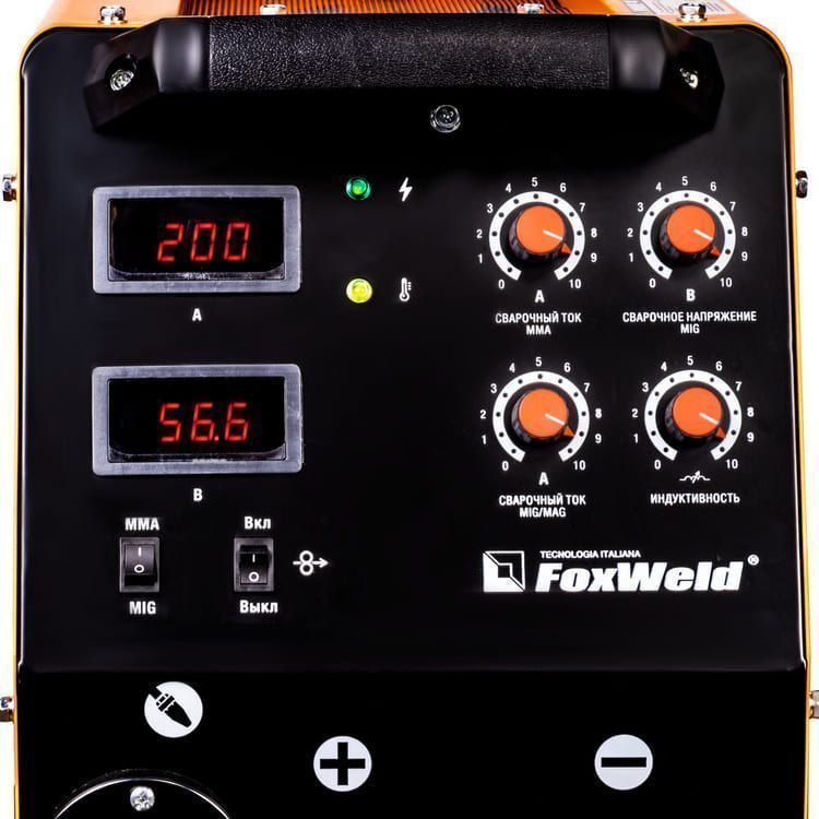 вид модели сварочный полуавтомат foxweld invermig 251 pwe