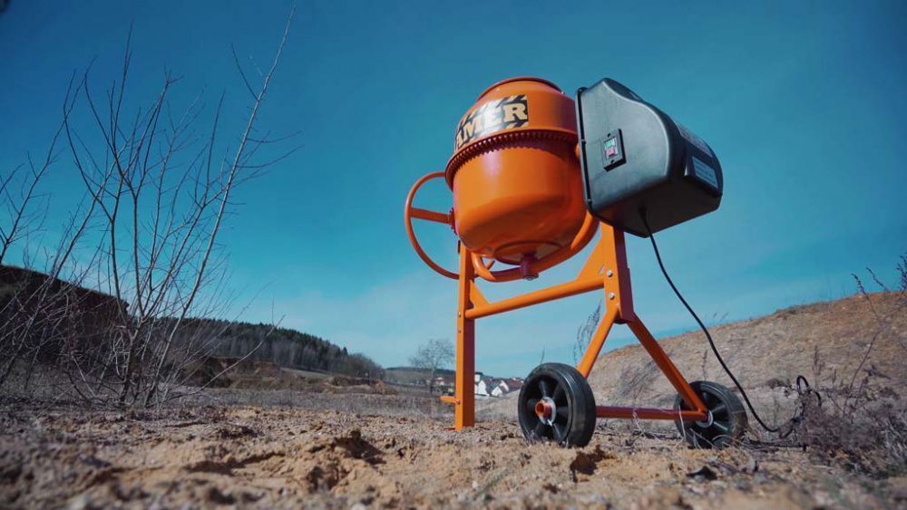 вид модели бетономешалка hamer cm-160 (0146u) уценка