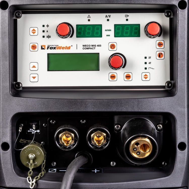 вид модели сварочный полуавтомат foxweld weco mig 403 compact