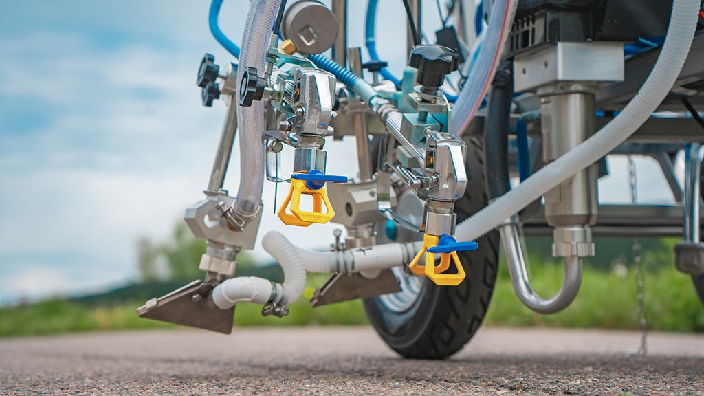 Разметочная машина Dino-Power DP-6335L вид модели разметочная машина dino-power dp-6335l