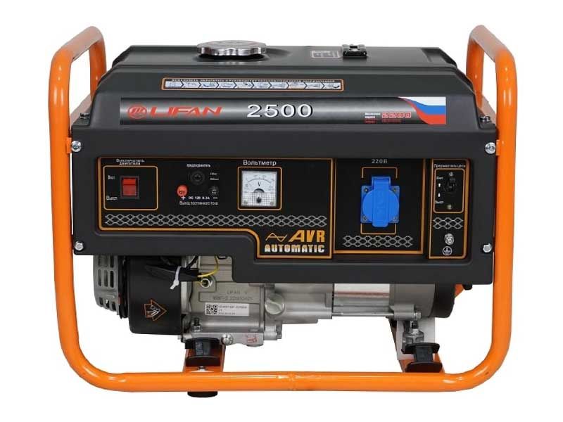 общий вид модели генератор бензиновый lifan 2500 (2gf-3)