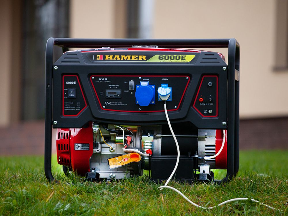 Бензогенератор HAMER 6000E вид модели бензогенератор hamer 6000e