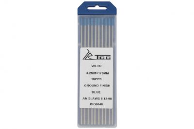 вид модели вольфрамовый электрод синий wl20-175/3,2 (10 шт)