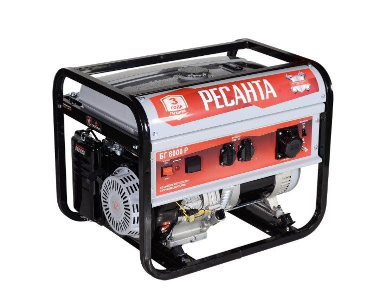 Модель генератор бензиновый ресанта бг 8000 р общий вид модели генератор бензиновый ресанта бг 8000 р