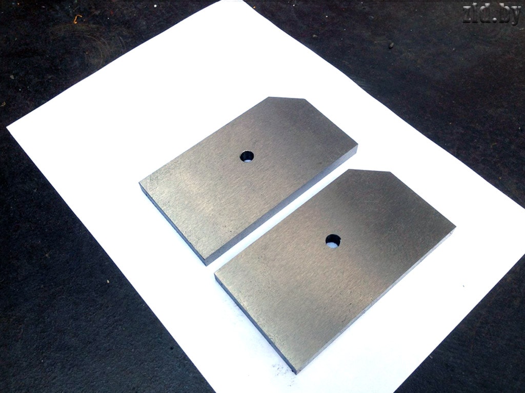 вид модели ножи для пресс-ножниц