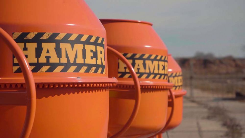 вид модели бетономешалка hamer cm-220