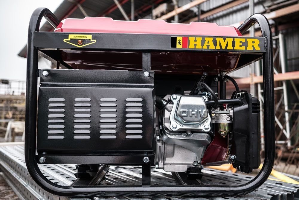Бензогенератор HAMER 3500M вид модели бензогенератор hamer 3500m