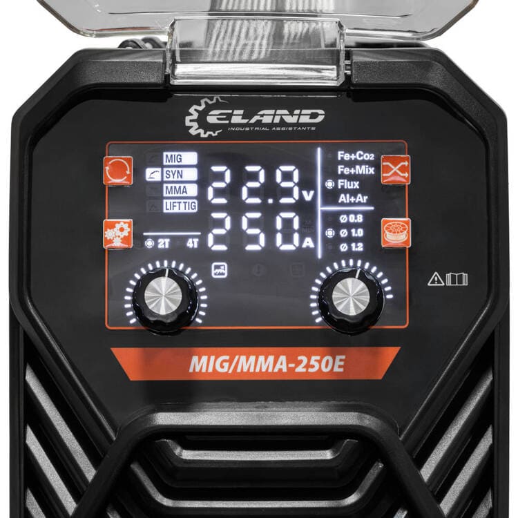 Сварочный полуавтомат Eland MIG/MMA-250E вид модели сварочный полуавтомат eland mig/mma-250e