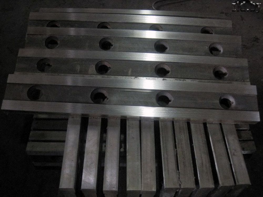 вид модели ножи для гильотинных ножниц