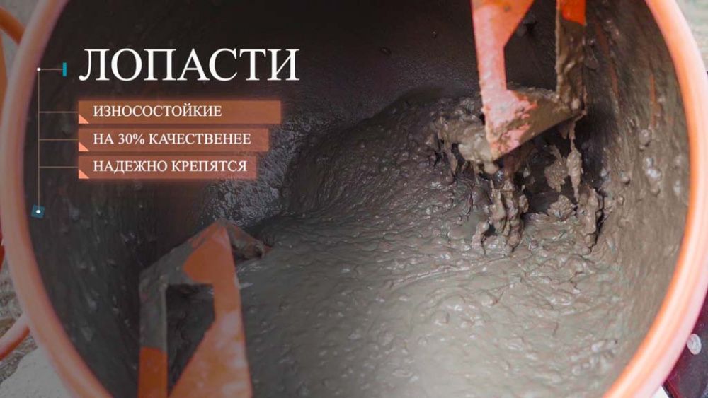 вид модели бетономешалка hamer cm-200