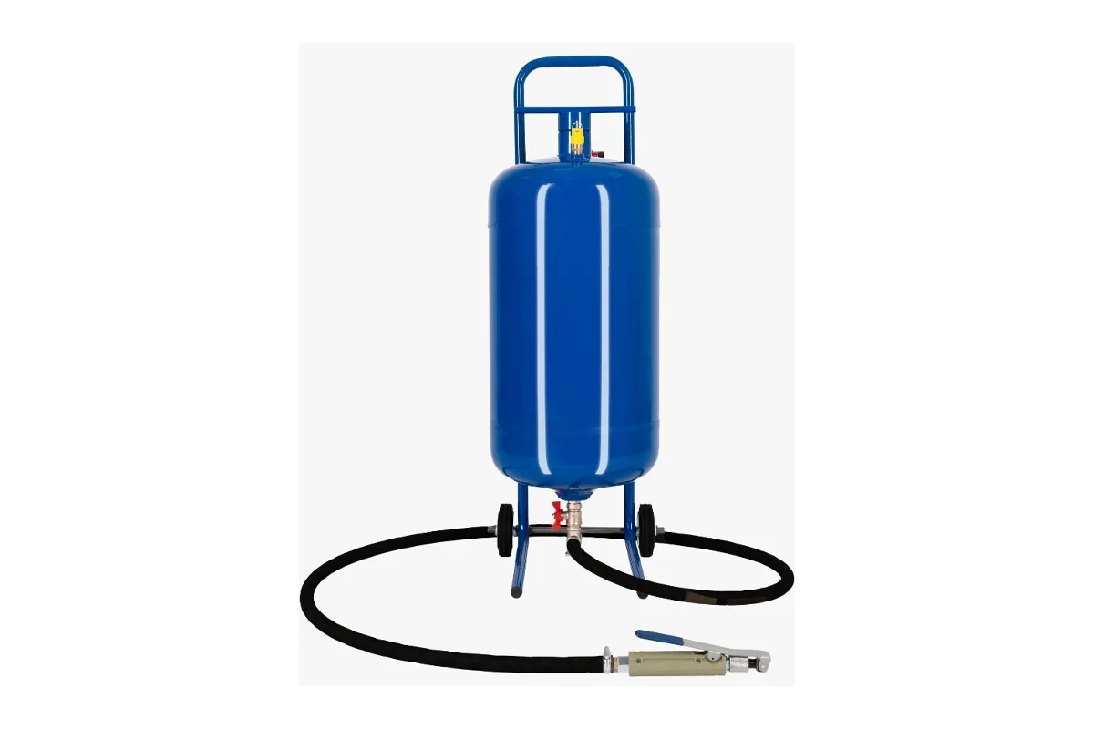 вид модели аппарат пескоструйный булат 40л синий