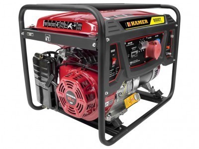 общий вид модели бензогенератор hamer 9000t-pro (трехфазный)