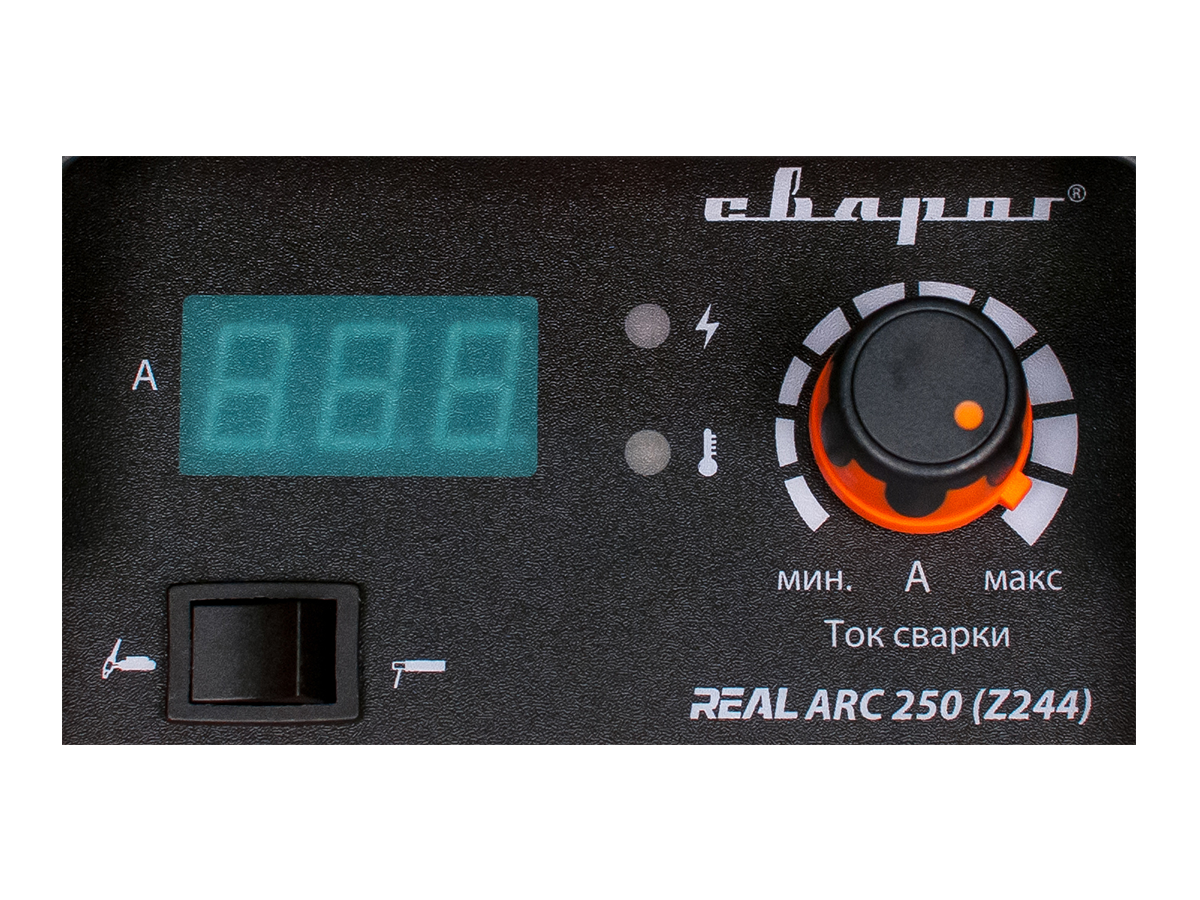 вид модели сварочный аппарат инверторный arc 250 "real" (z244)