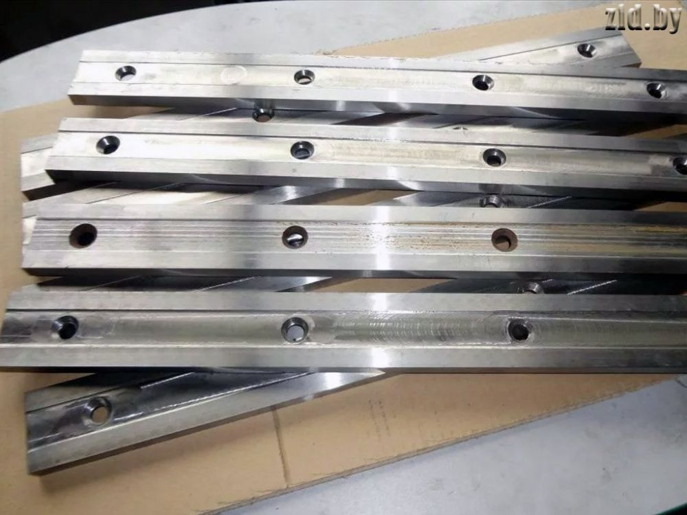 вид модели ножи для гильотинных ножниц