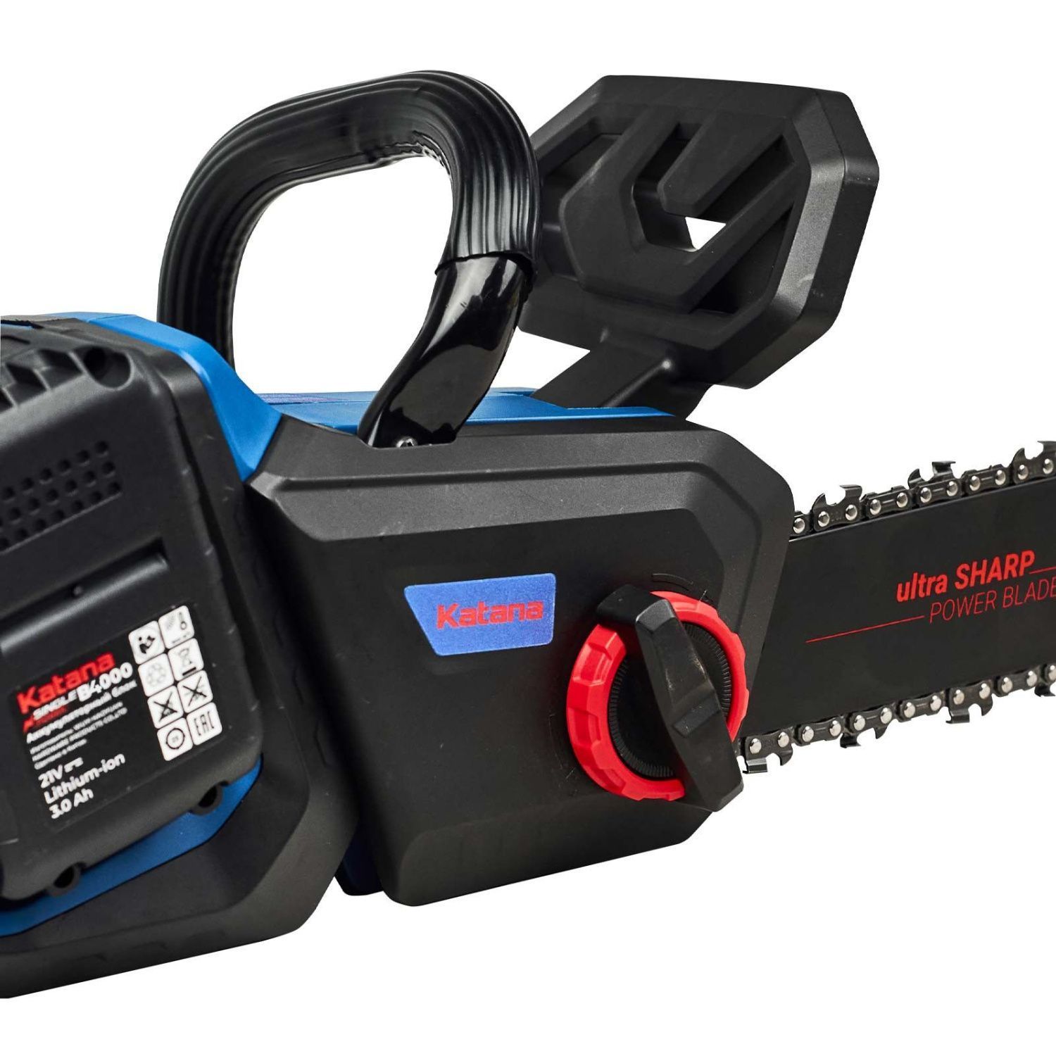 вид модели пила цепная аккумуляторная katana dt2104-pro 2x4ah