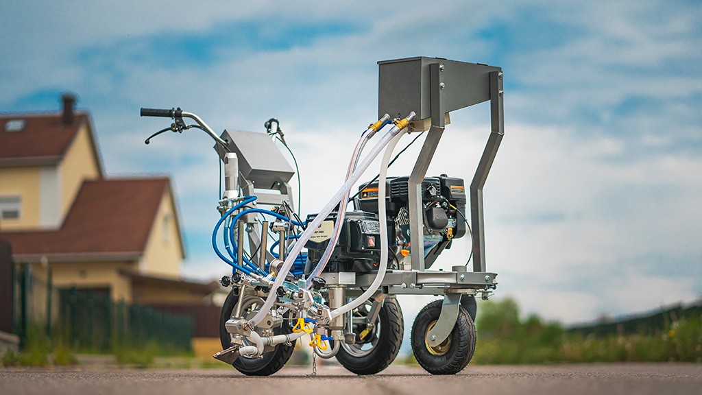 Разметочная машина Dino-Power DP-6335L вид модели разметочная машина dino-power dp-6335l