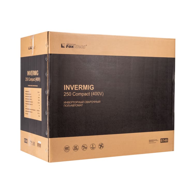 Сварочный полуавтомат Foxweld INVERMIG 250 Compact (400V) вид модели сварочный полуавтомат foxweld invermig 250 compact (400v)