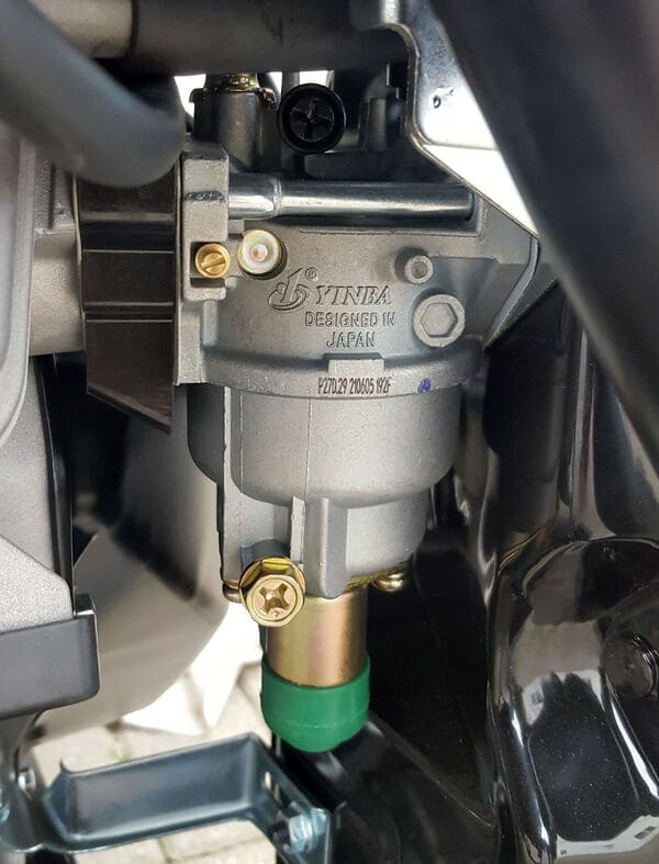 вид модели генератор бензиновый hyundai hhy 9750fe-ats