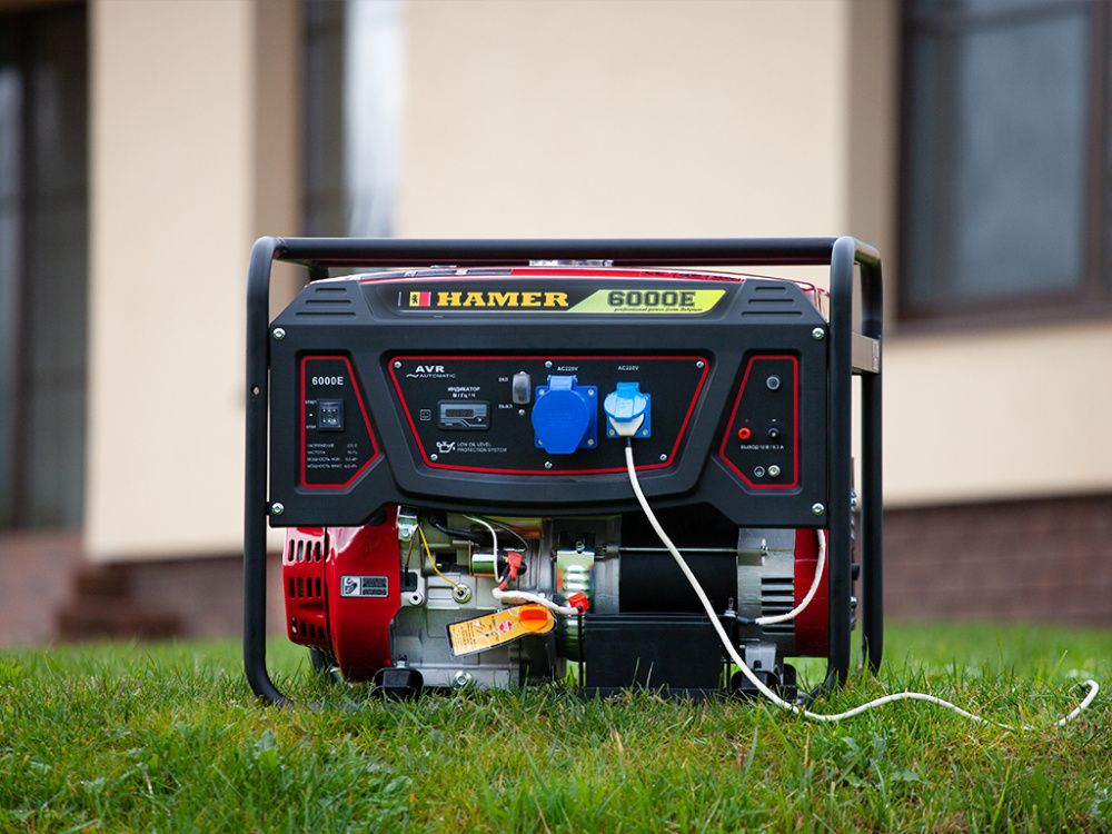 Бензогенератор HAMER 6000E вид модели бензогенератор hamer 6000e