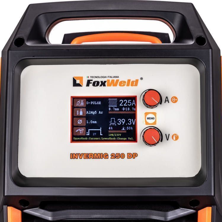 вид модели сварочный полуавтомат foxweld invermig 250 dp