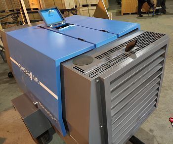 вид модели дизельный передвижной компрессор cross air borey 55-7f