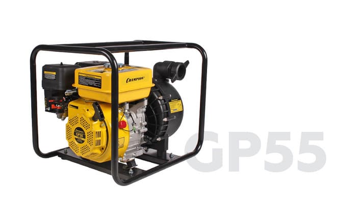 вид модели мотопомпа бензиновая champion gp55