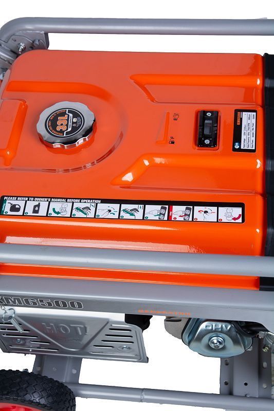 вид модели бензиновый генератор tor km6500h