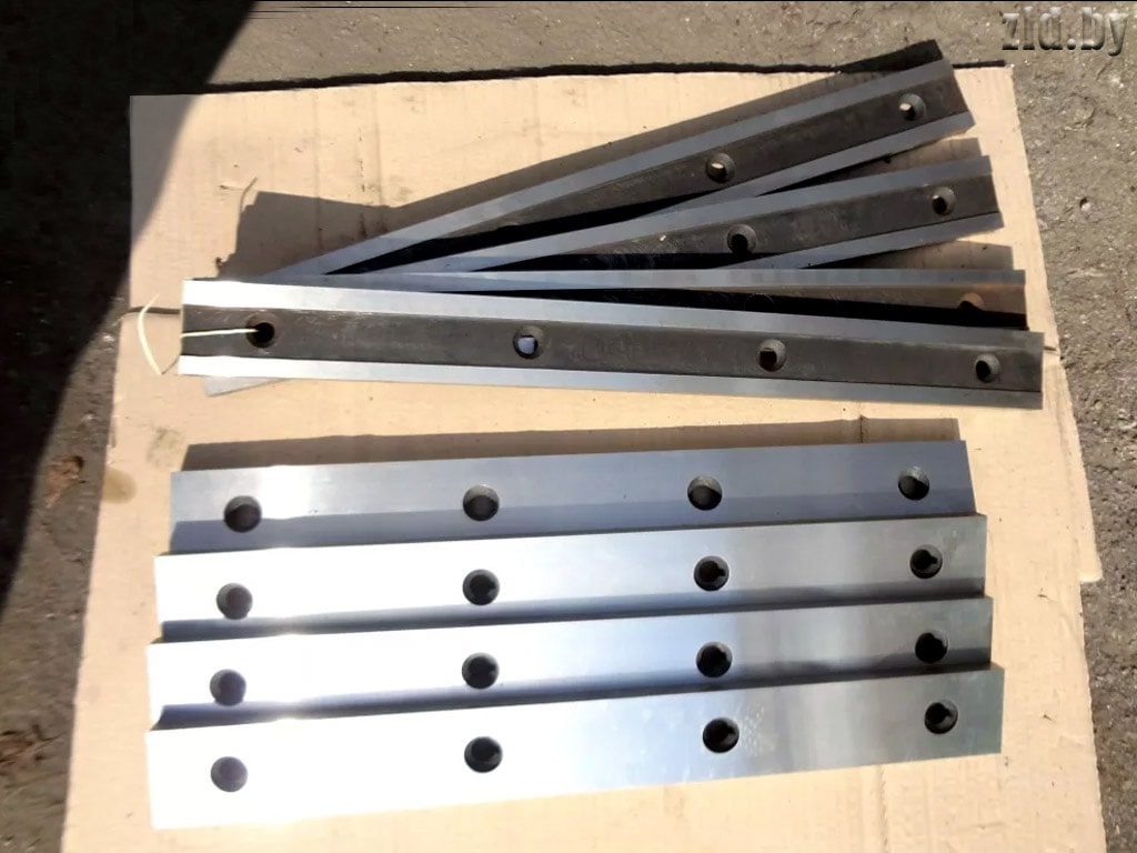 вид модели ножи для гильотинных ножниц