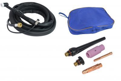 вид модели горелка для аргонодуговой сварки wp-17 (4м)