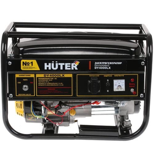 вид модели генератор бензиновый huter dy4000lx