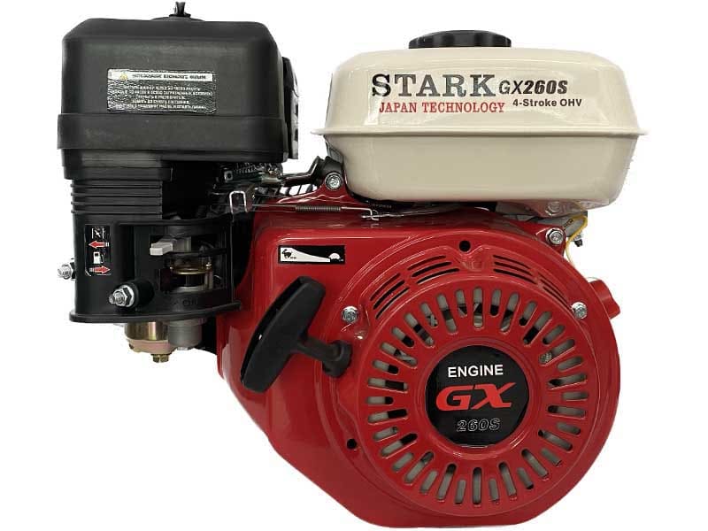 Двигатель Stark GX260 S (шлицевой вал 25 мм) вид модели двигатель stark gx260 s (шлицевой вал 25 мм)