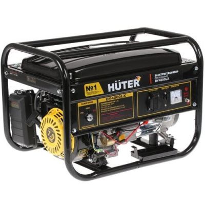 вид модели генератор бензиновый huter dy4000lx