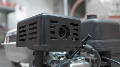 вид модели машина затирочная hamer ptm90 с двигателем loncin