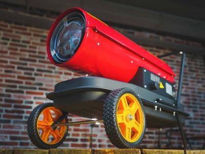 вид модели пушка тепловая дизельная проф. прямого нагрева с датчиком температуры dh-20 (20 квт), hamer