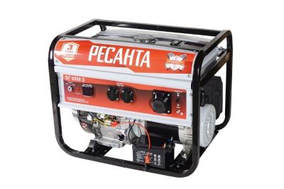 вид модели генератор бензиновый ресанта бг 9500 э