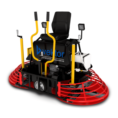 вид модели машина затирочная двухроторная vtmg-800 vektor