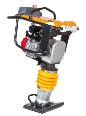 вид модели вибротрамбовка (вибронога) hamer trm80 с двигателем honda