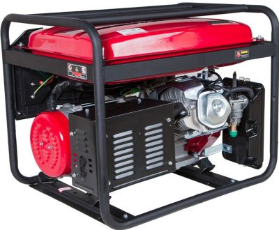 вид модели бензогенератор hamer 6000m-pro