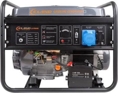 вид модели генератор бензиновый eland la7000e