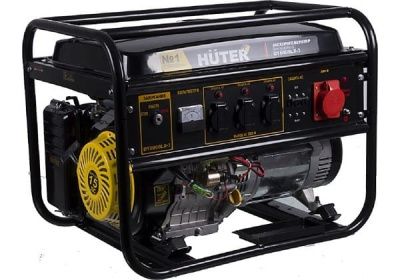 вид модели генератор бензиновый huter dy8000lx-3