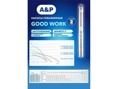 вид модели насос скважинный центробежный good work 3-2700/31-3/11 a&p