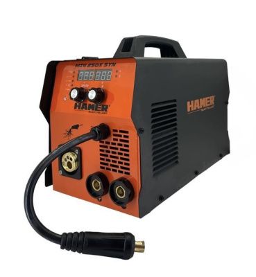 вид модели сварочный полуавтомат hamer mig-250x syn