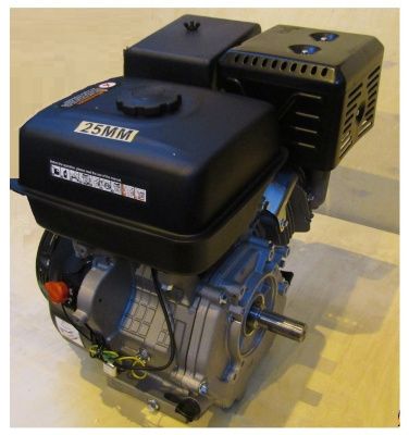 вид модели двигатель бензиновый tss km420c-s (диаметр вала = 25 мм.)