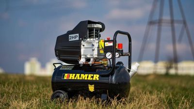 вид модели компрессор hamer air-1 (24l)