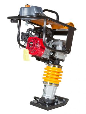 вид модели вибротрамбовка (вибронога) hamer trm80 с двигателем honda