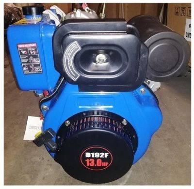 вид модели двигатель дизельный tss excalibur 192fa - t3 (вал конусный 26/73.2 / taper)