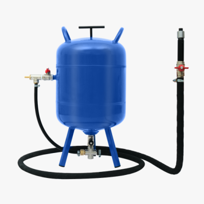 вид модели пескоструйный аппарат булат 20л синий